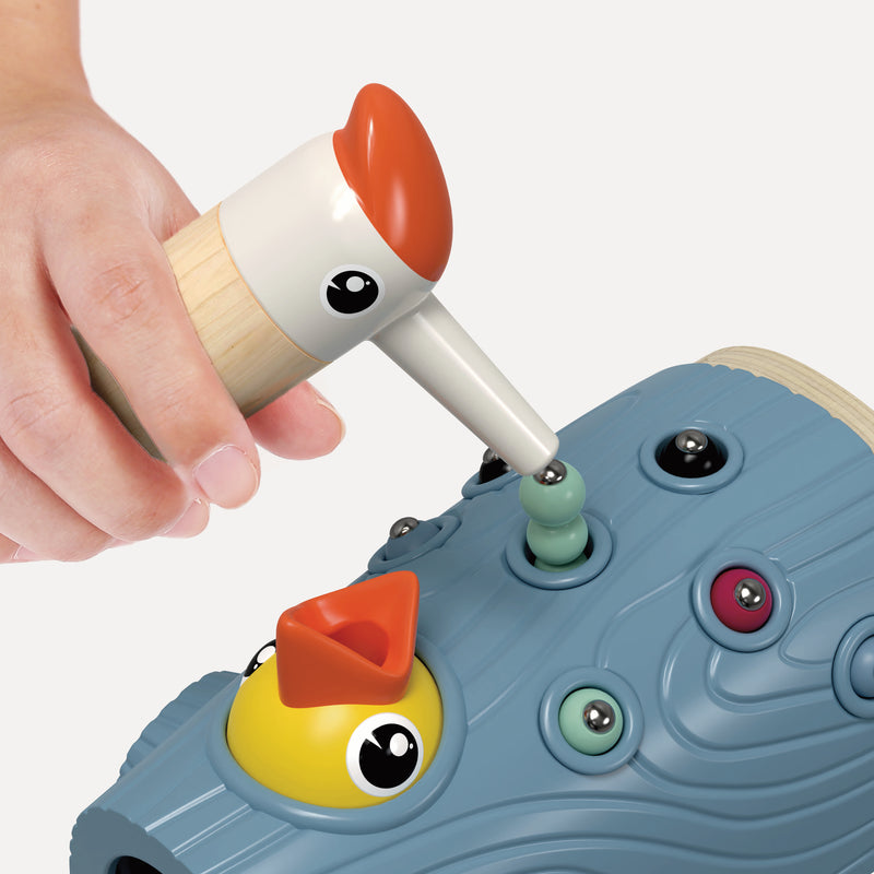 Feed The Woodpecker Toy | Educational Bird Feeding Game for Toddlers