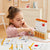 Interactive Wooden Puzzle Game with 80 Questions & 40 Learning Cards -