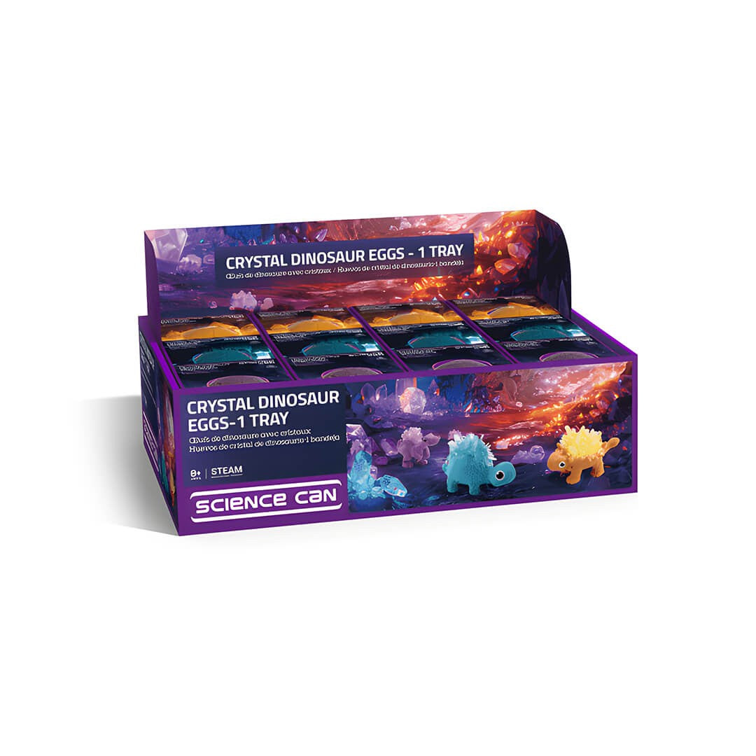 Kit Deluxe de Dinosaurio de Cristal en Crecimiento