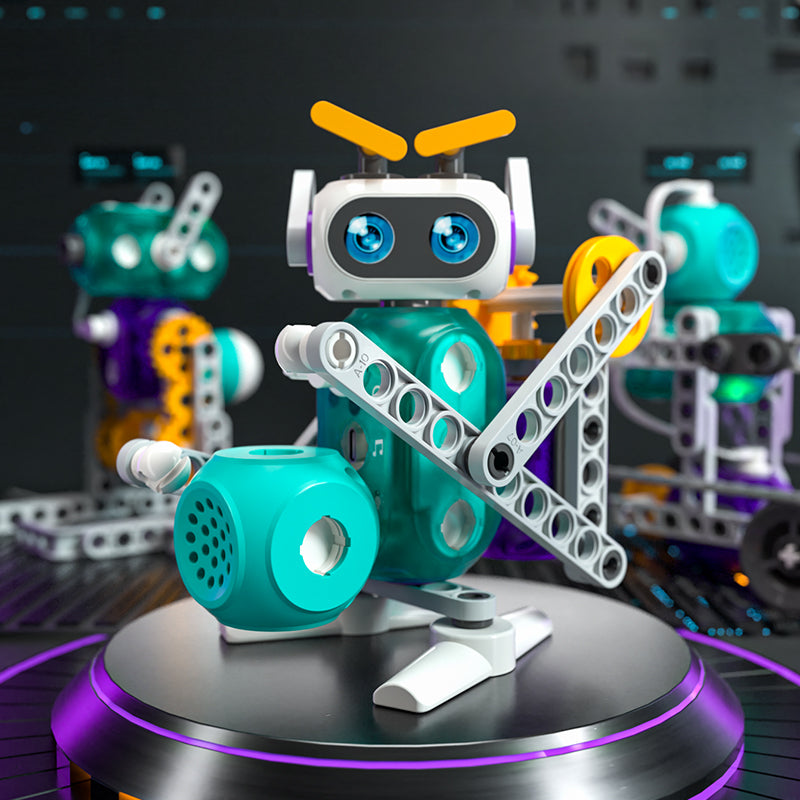 Science Can Mechanical Power Kit | 328PCS STEM Robot Toy for Kids