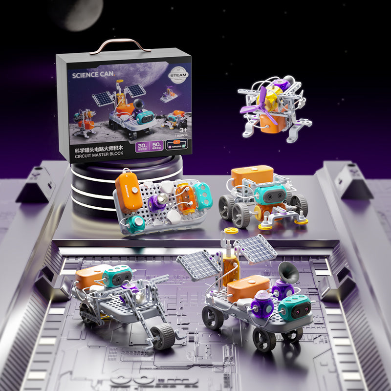 Science Can Circuit Master Block | STEM Building Kit for Kids 5+