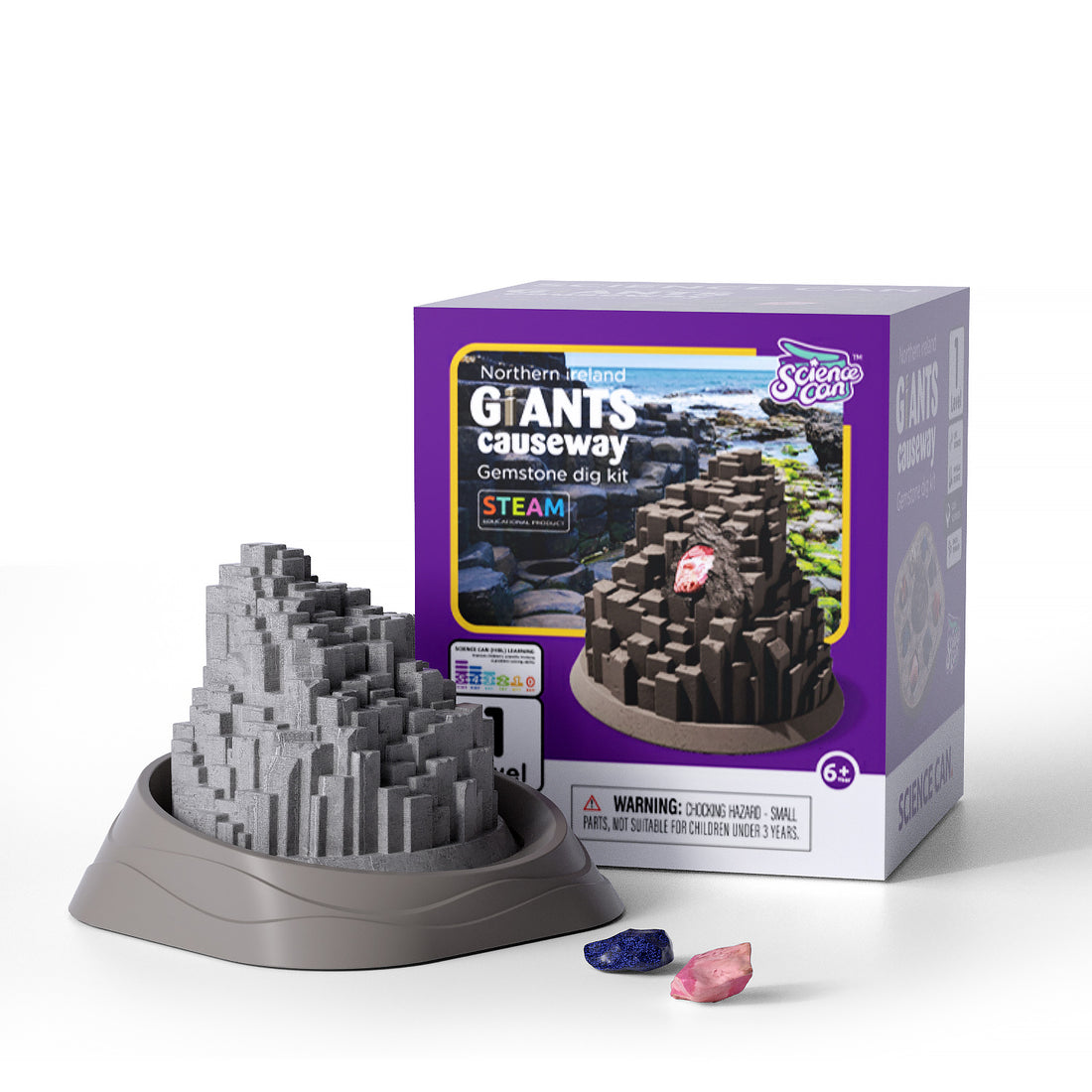 Kit de Excavación de Gemas de la Calzada de los Gigantes de Irlanda del Norte