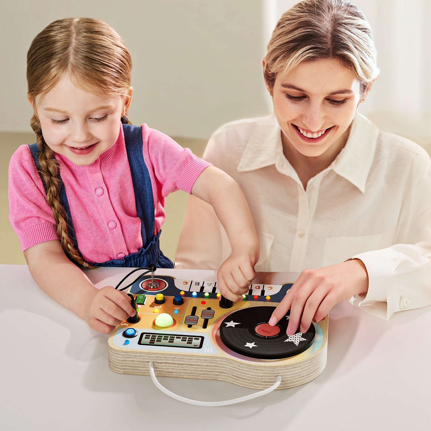 Busy Board DJ: A DJ-Themed Busy Board for Kids 3+ That Keeps Hands Busy