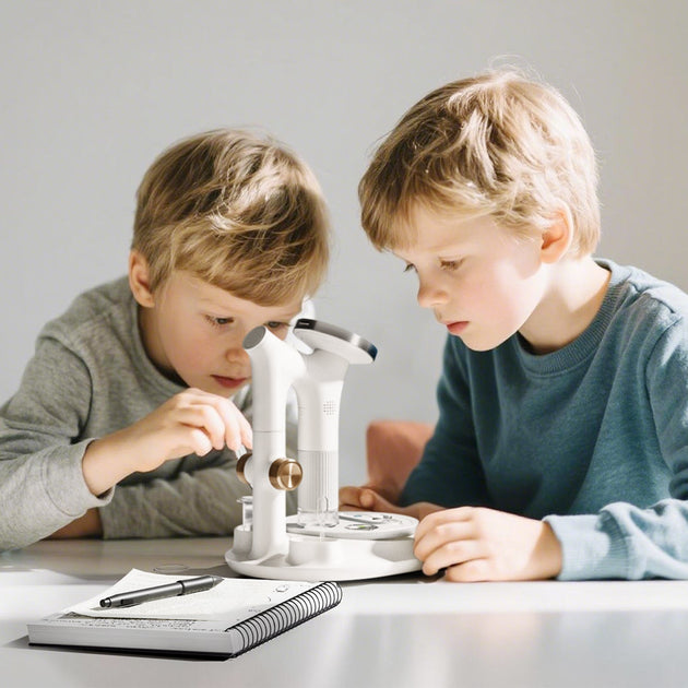 Kids Microscope 400x - Educational STEM Science Toy for Ages 5-12