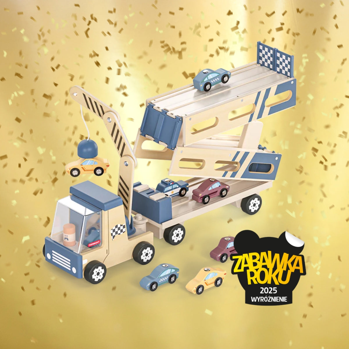 Award-Winning Fun: The Roll & Race Car Transporter Wins Prestigious "Zabawka Roku"