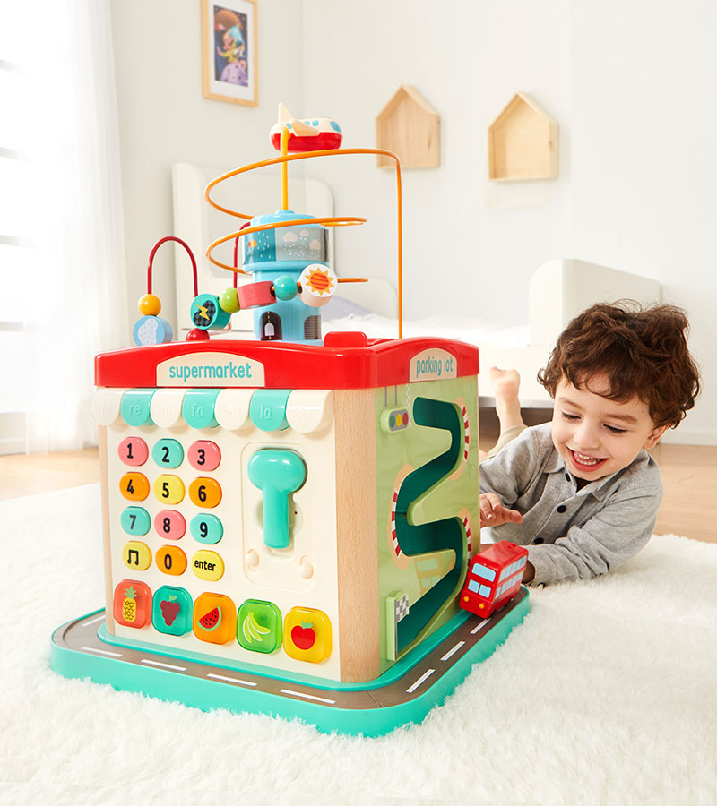 London Bus City Activity Cube
