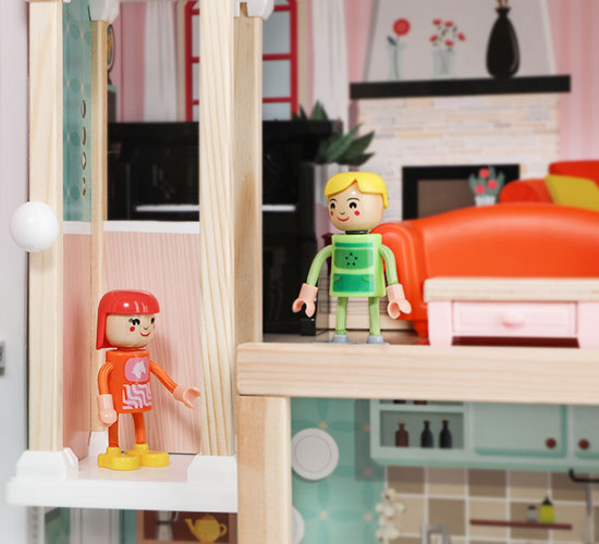 Bella's Dream Doll House | 3-Story Interactive Playset for Kids - Take the elevator