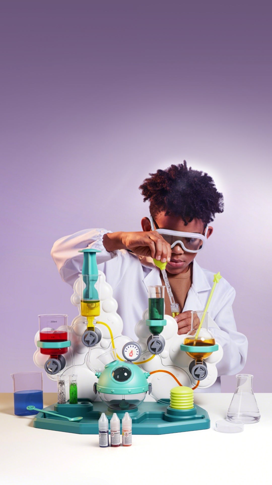 <p>Bubble Science Experiment Super Lab</p>