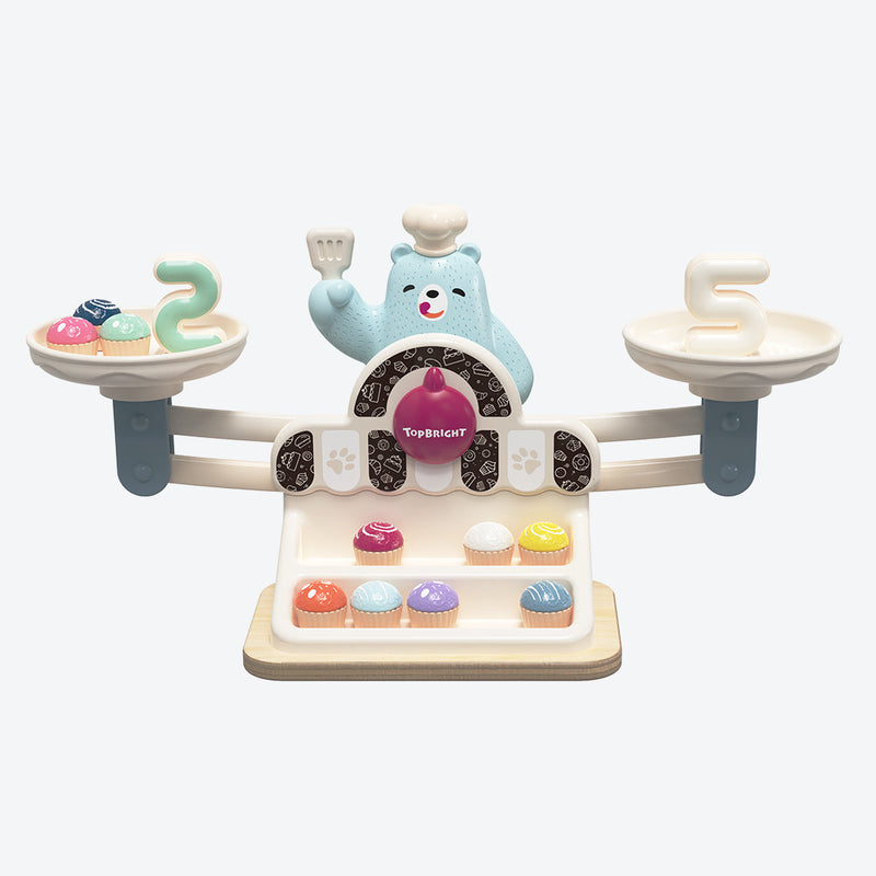 Yummy Bear Scale Math Balance Toy for Kids | STEM Learning