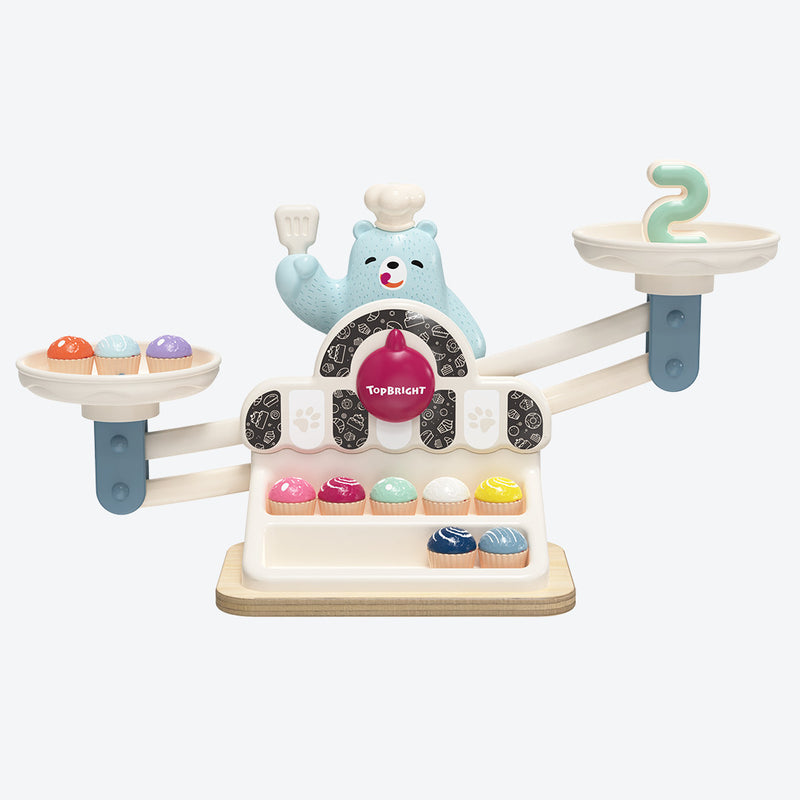 Yummy Bear Scale Math Balance Toy for Kids | STEM Learning