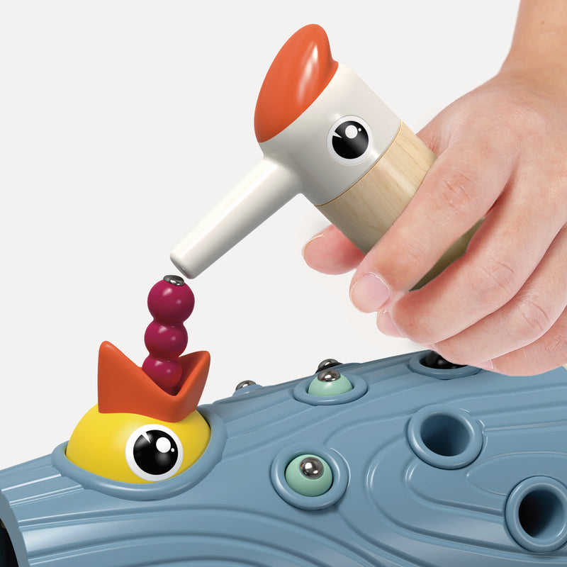 Feed The Woodpecker Toy | Educational Bird Feeding Game for Toddlers