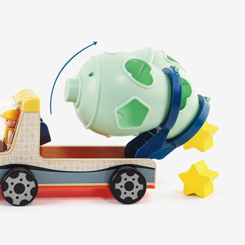 Mixer Truck Shape Sorter: The Perfect Toy for Learning Shapes and Colors