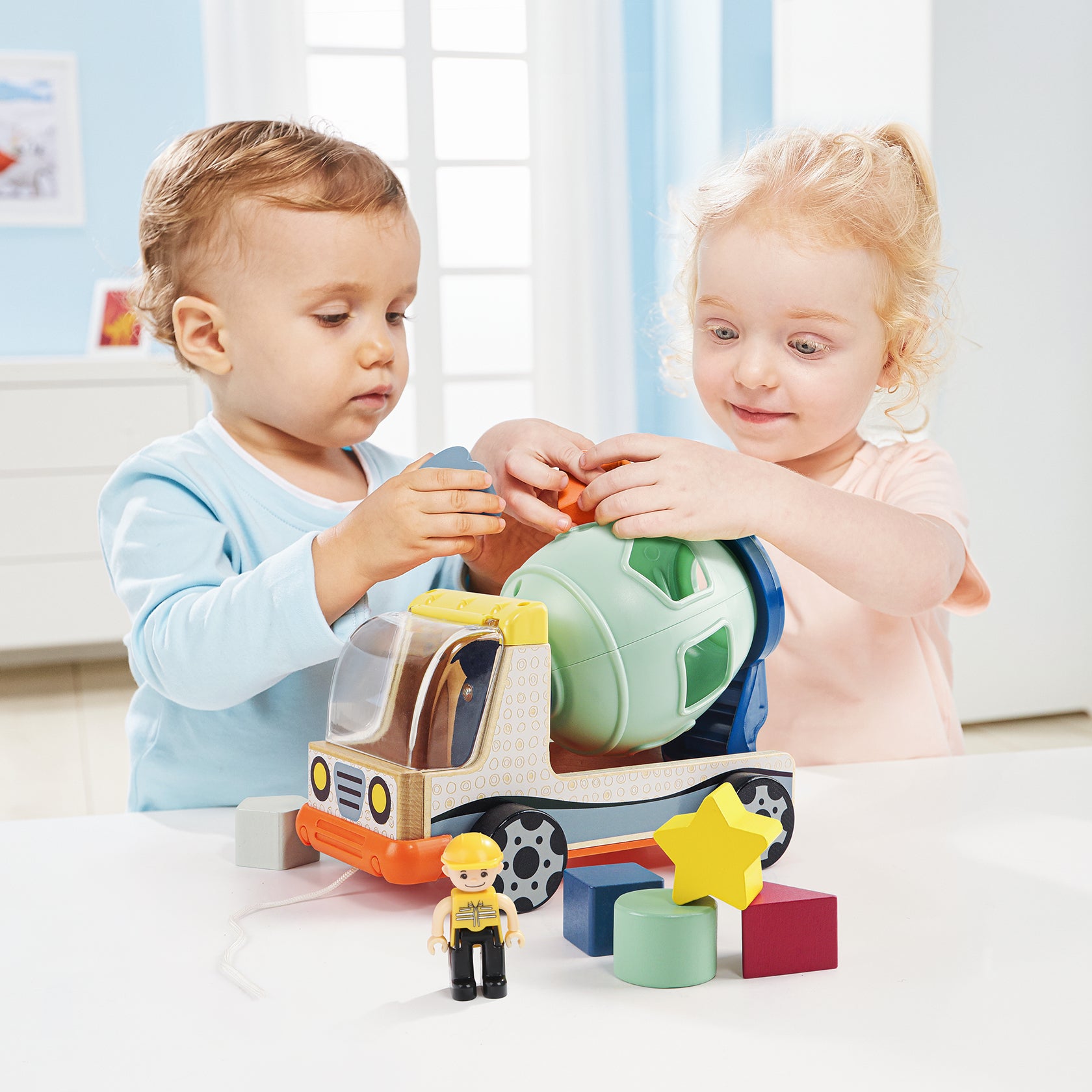 Mixer Truck Shape Sorter: The Perfect Toy for Learning Shapes and Colors