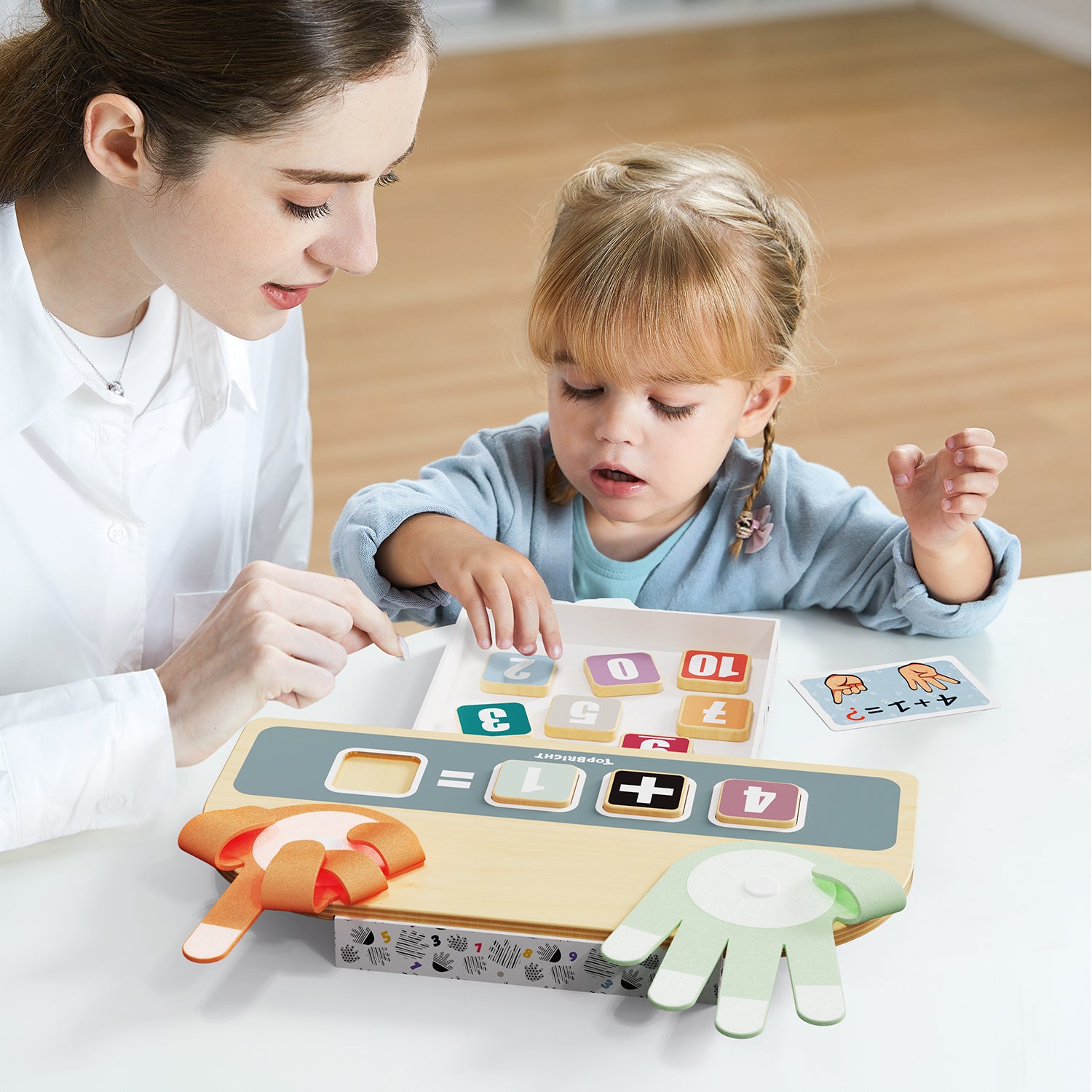 Finger Math | Montessori Math Toy for Preschool Counting
