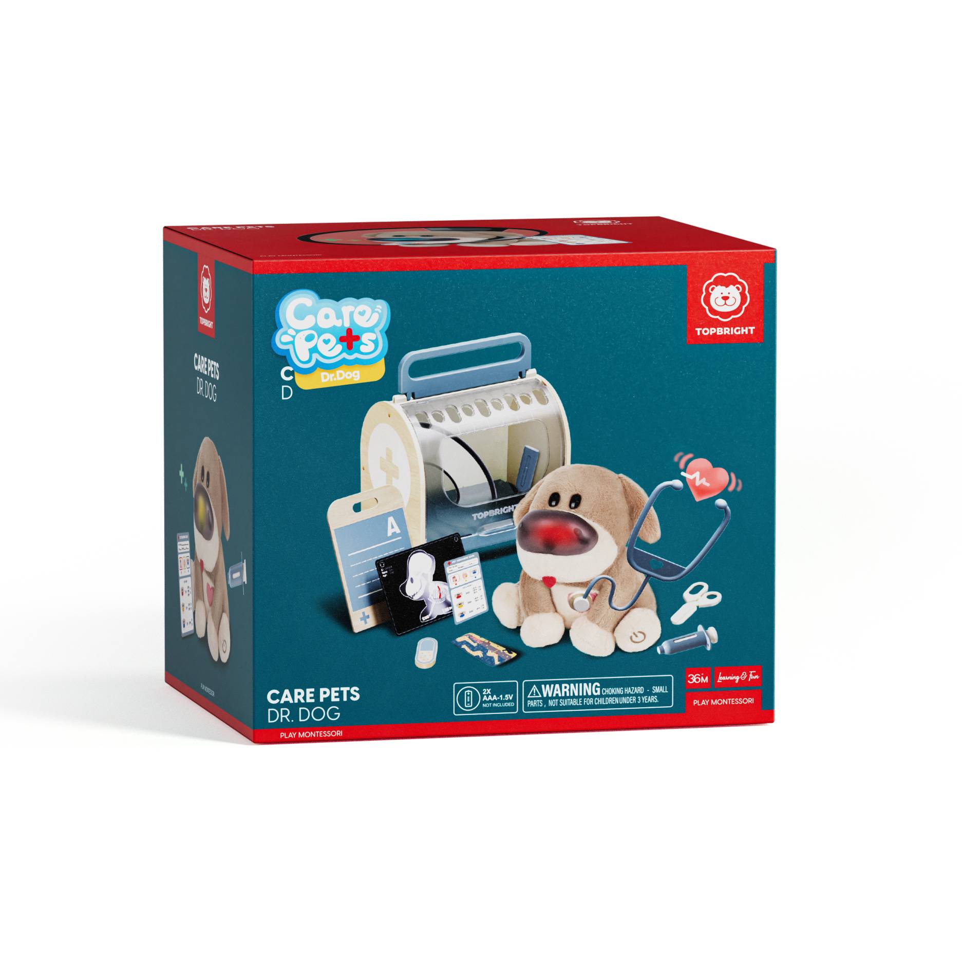 Interactive Vet Toy for Kids with Plush Dog & Doctor Tools | Care