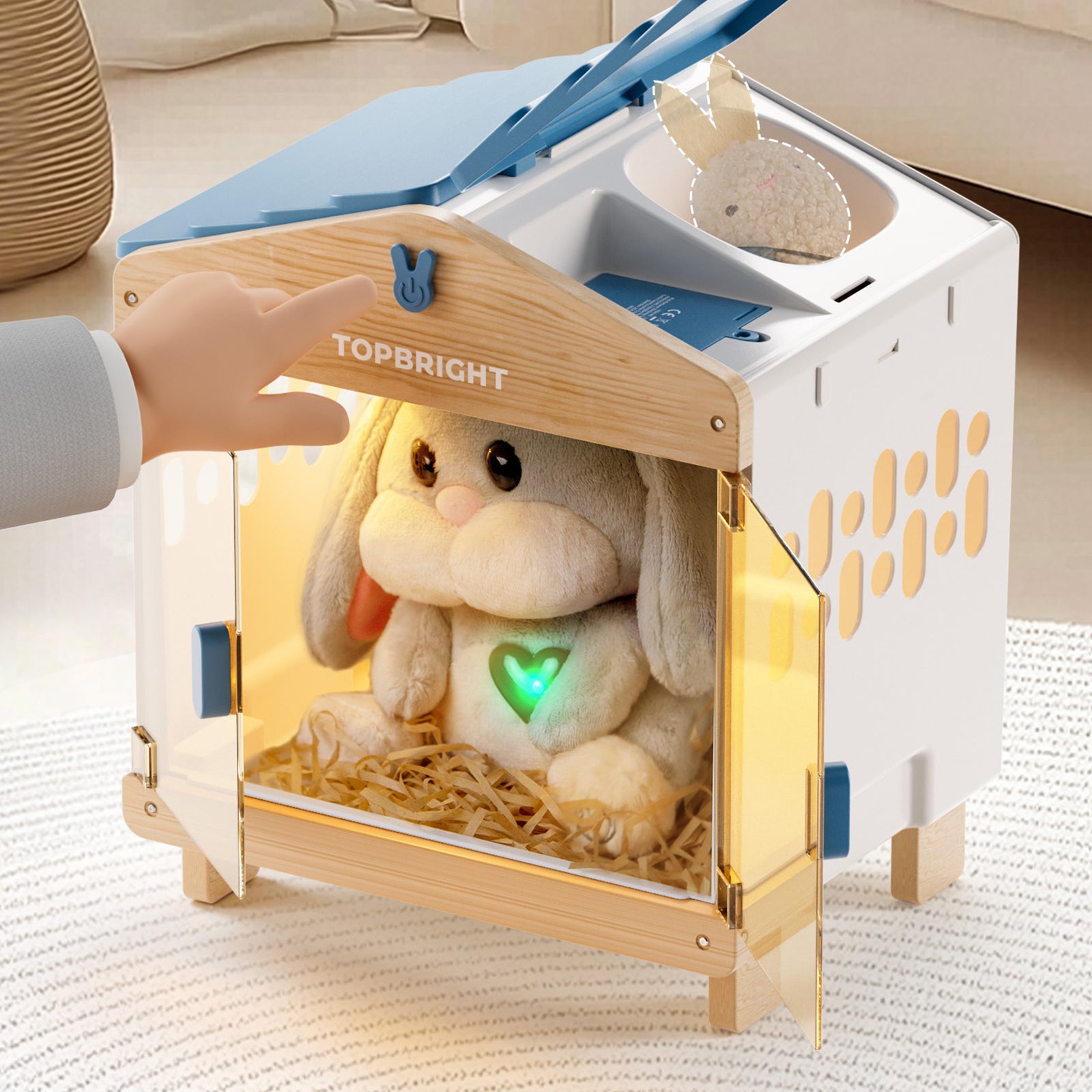 Care Pets Mummy Bunny – Interactive Bunny Toy with Surprise Baby Bunny