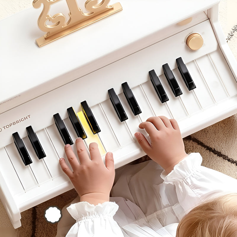 Topbright Smart Piano for Kids | Light-Up Keys & Mechanical Ocean Motion | Ages 3+