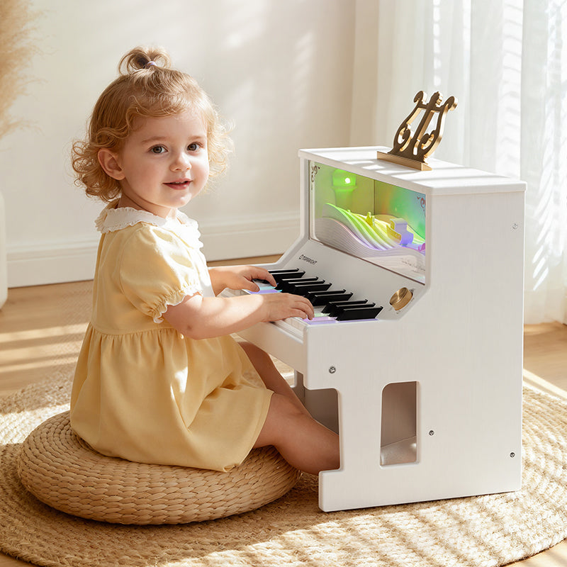 Topbright Smart Piano for Kids | Light-Up Keys & Mechanical Ocean Motion | Ages 3+