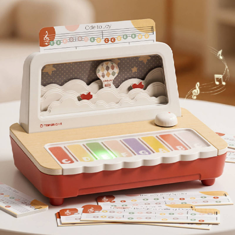 TOPBRIGHT Preschool Piano | Light-Up Toddler Piano Toy