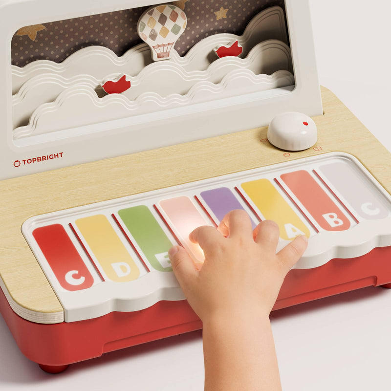 TOPBRIGHT Preschool Piano | Light-Up Toddler Piano Toy