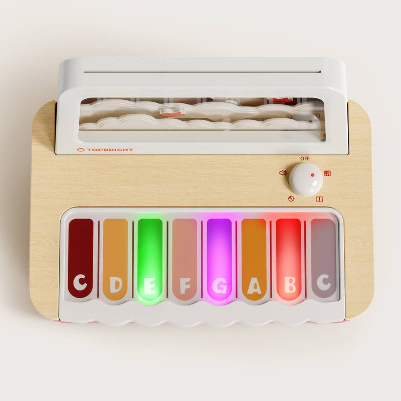 TOPBRIGHT Preschool Piano | Light-Up Toddler Piano Toy