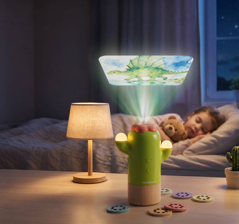 Cactus Projector | Kids Night Light Projector Toy | TOPBRIGHT