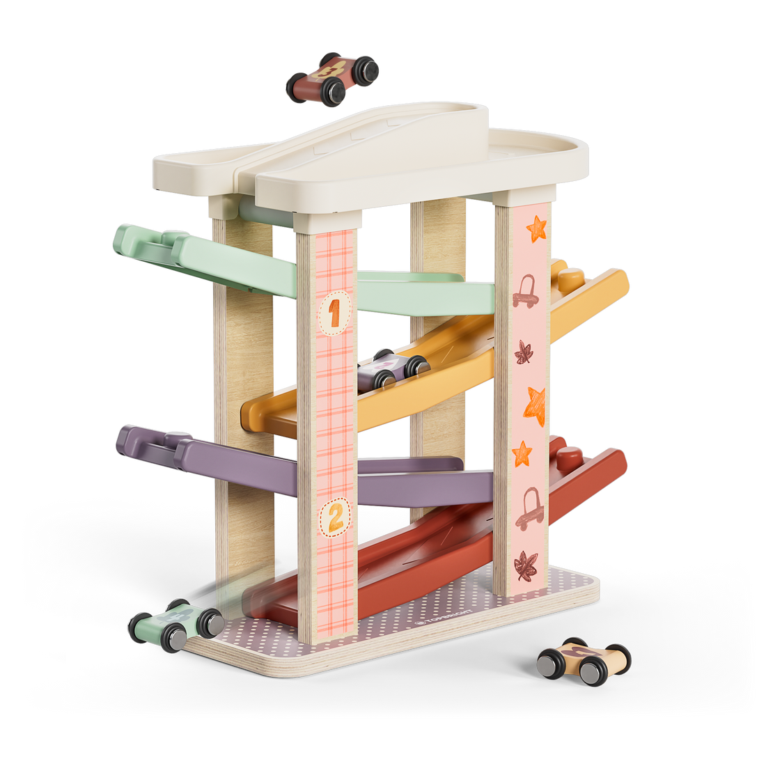Wooden Princess Car Ramp Racer