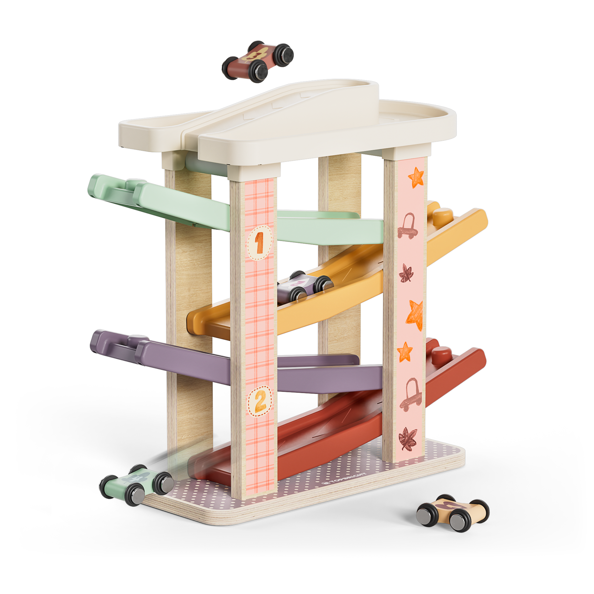 Wooden Princess Car Ramp Racer