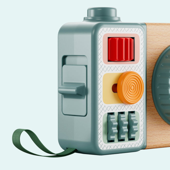 Busy Camera 10-in-1 Sensory Toy for Toddlers 12M+