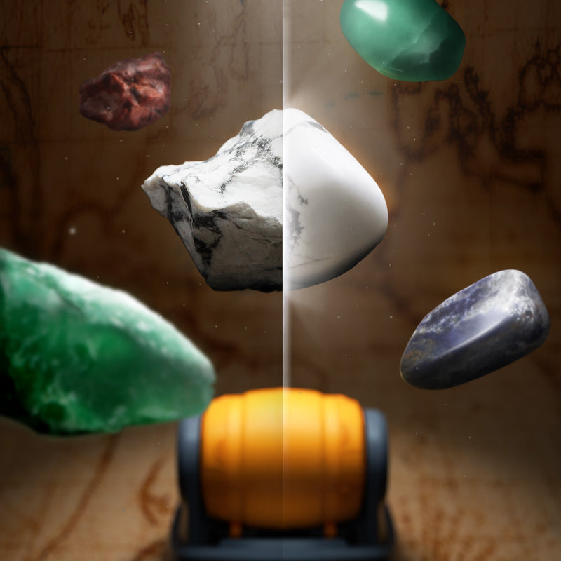 Rock Tumbler Kit | STEM Toy for Kids to Polish Gemstones
