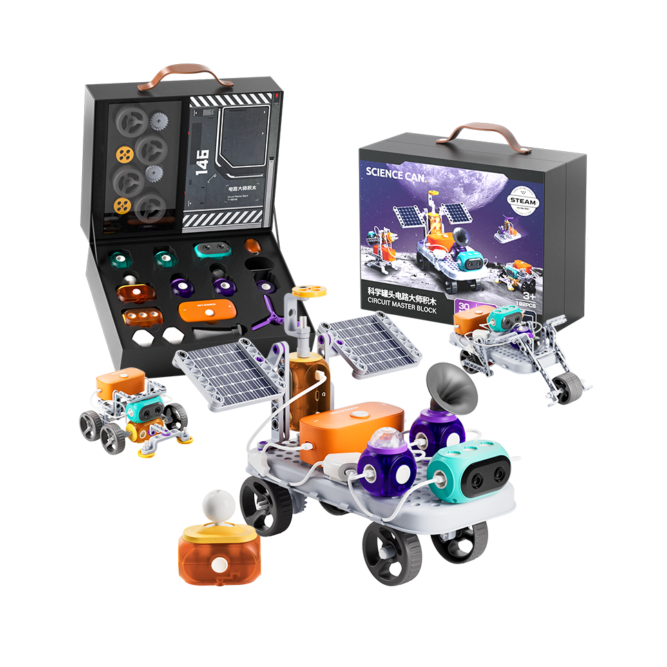 Science Can Circuit Master Block | STEM Building Kit for Kids 5+