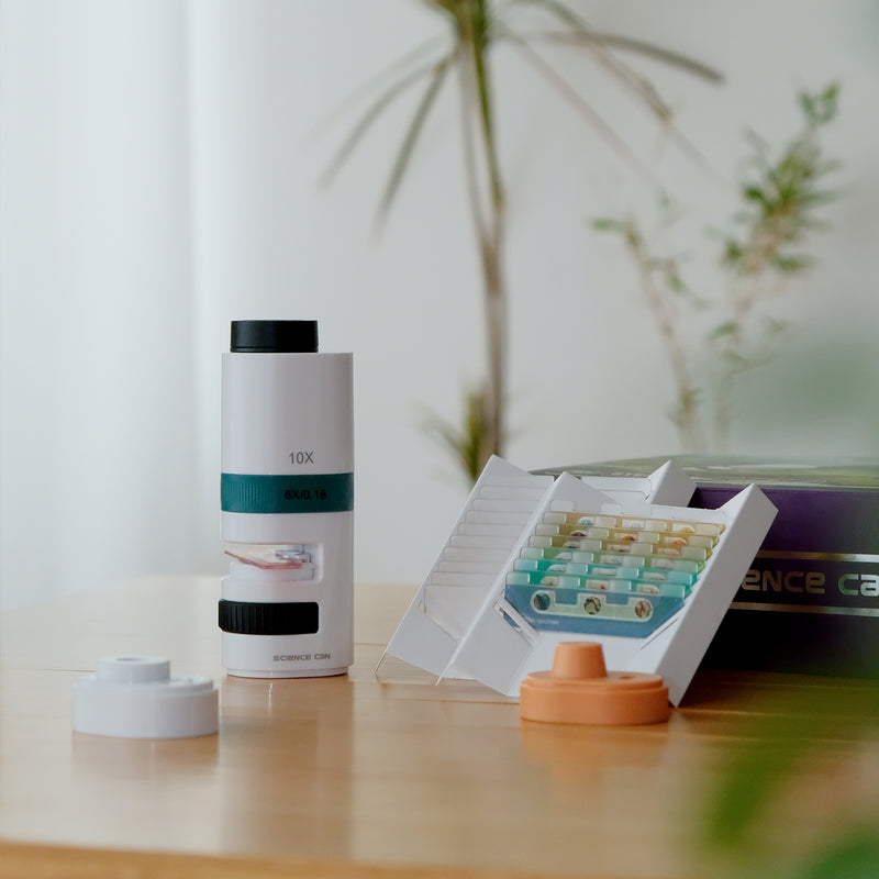 Projector Microscope Kids – 360x STEM Toy with LED & Wall Projection