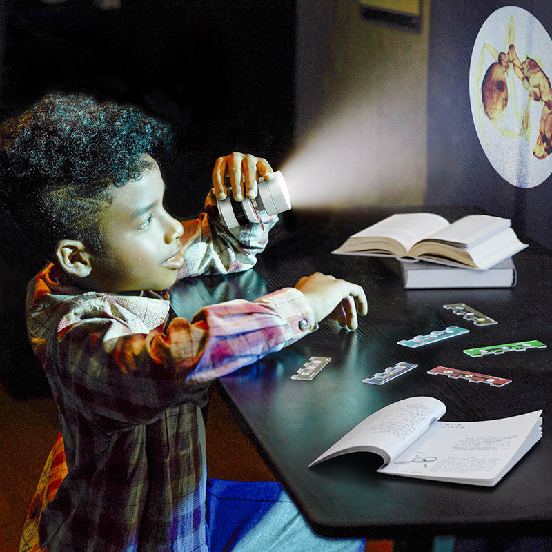 Projector Microscope for Kids | 2-in-1 Science Toy - 