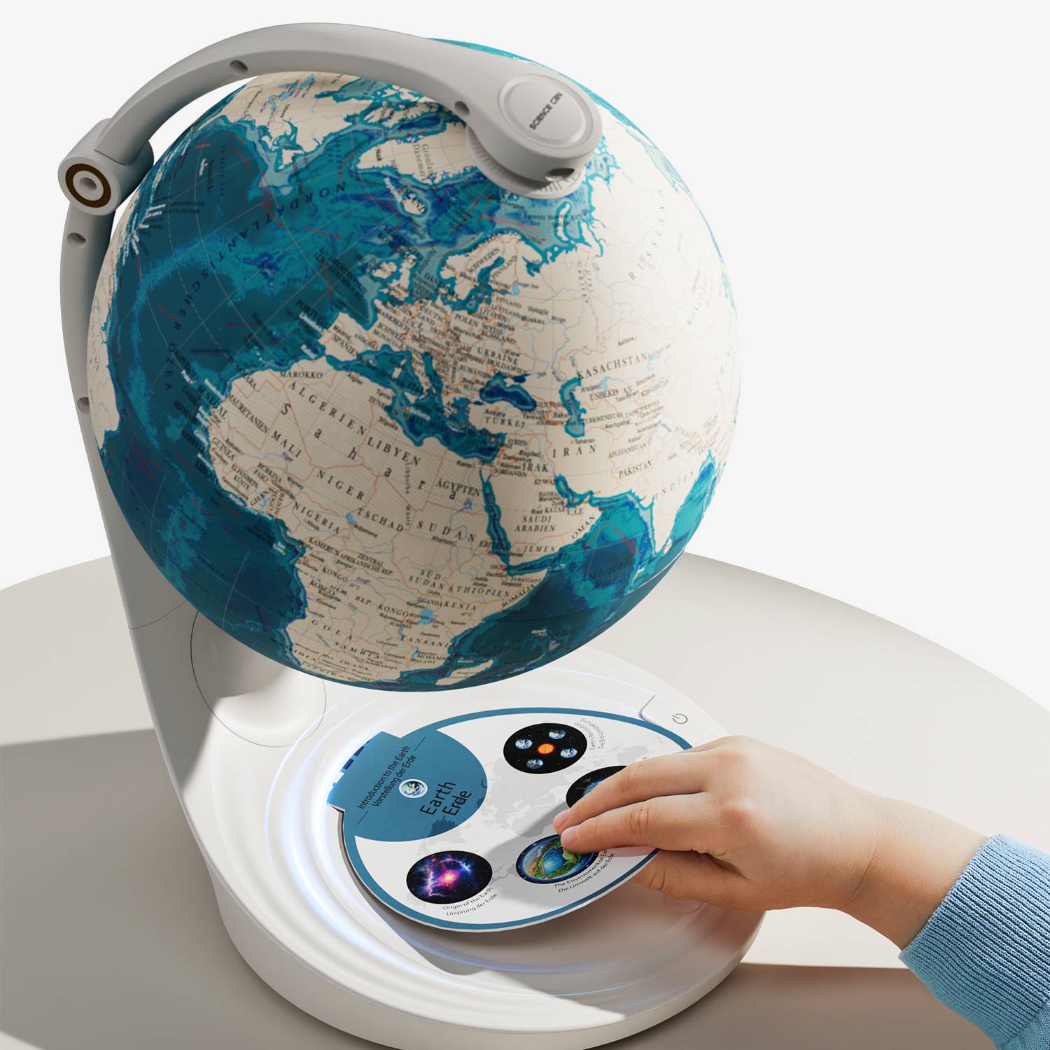 The Earth Interactive Learning Toy | Kids Explore Earth’s Secrets - Encyclopedia Mode with Detailed Facts