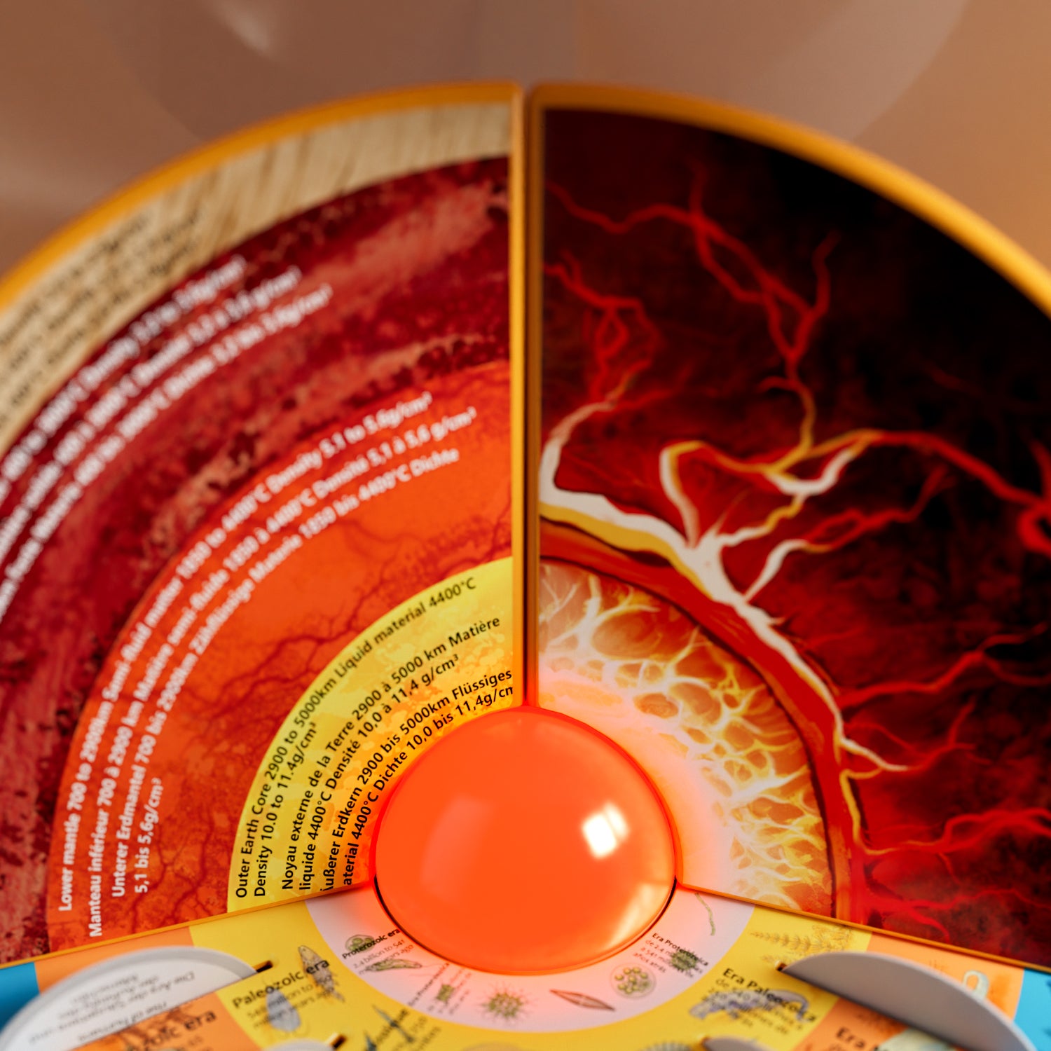 The Earth Interactive Learning Toy | Kids Explore Earth’s Secrets - Glowing Earth Core