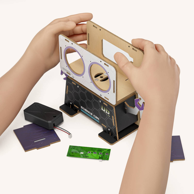 Soundbox Construction Kit | DIY Bluetooth Robot Speaker STEM Toy for Kids