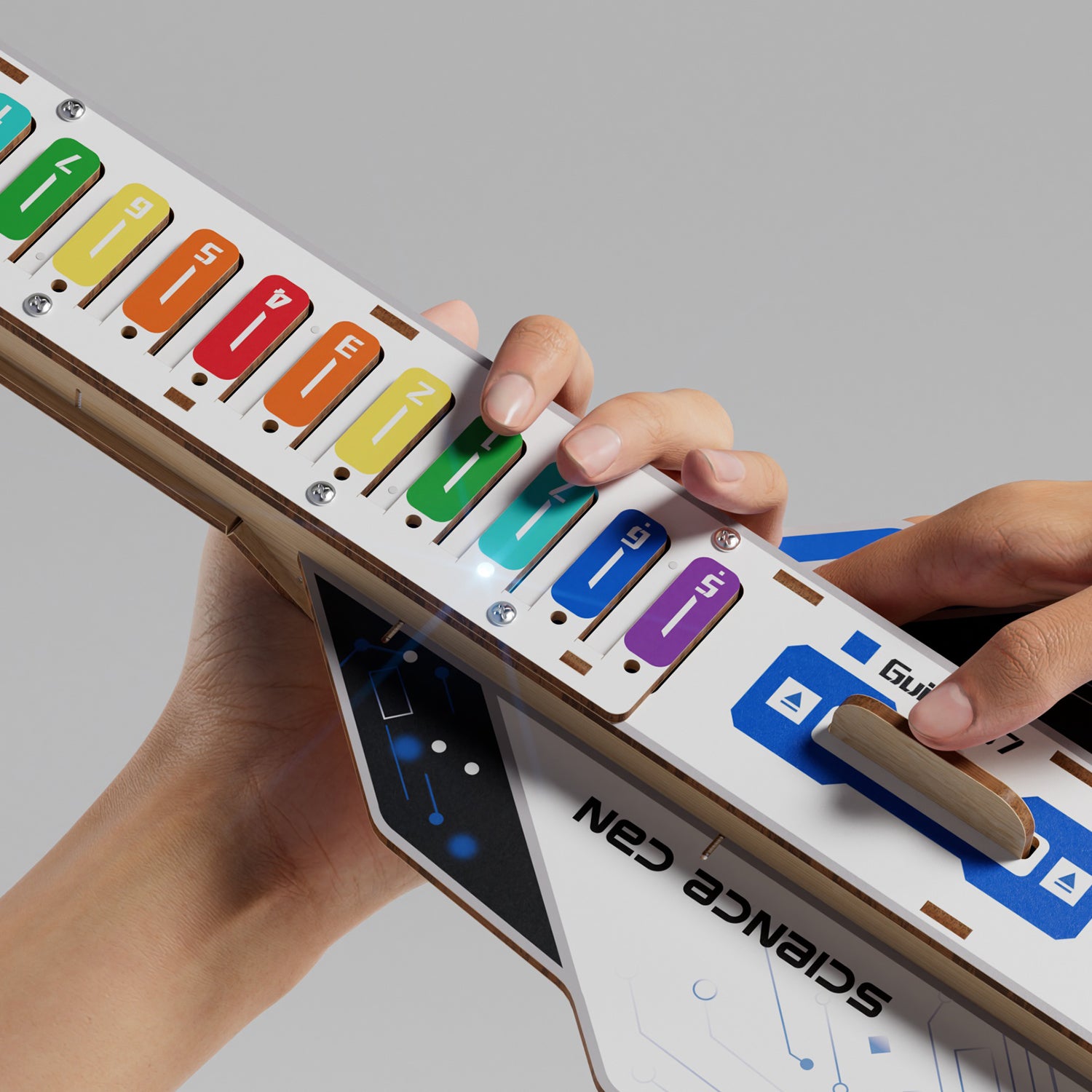 Electric Guitar Workshop Pro | DIY Music Kit for Kids - Interactive Light-Up Keys
