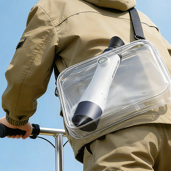 Portable telescopic design of the Explorer Telescope extends and retracts for easy carrying