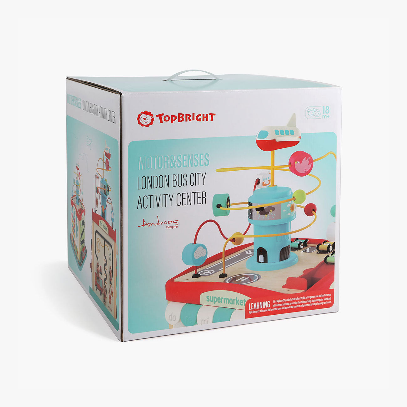 London Bus City Activity Cube - Interactive Learning Toy for Kids