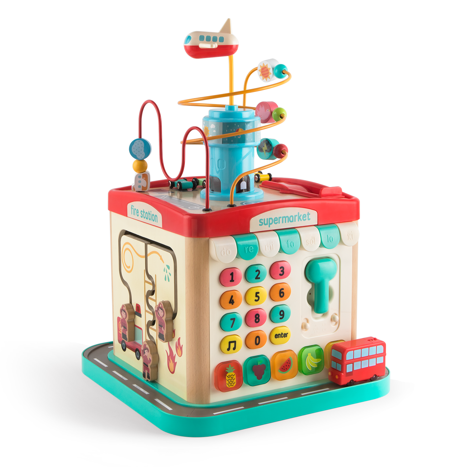 London Bus City Activity Cube